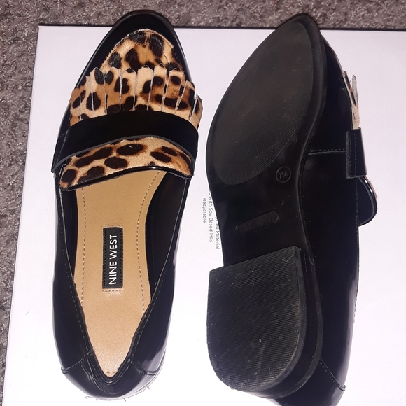 Nine West Owyn Animal Print Slip-on Loafer - Picture 4 of 4